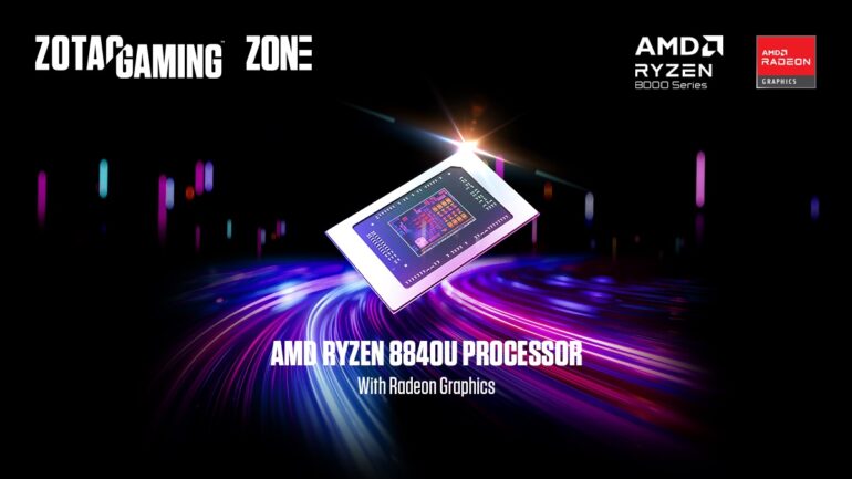 Zotac Zone Gaming Handheld AMD Ryzen 7 8840U CPU