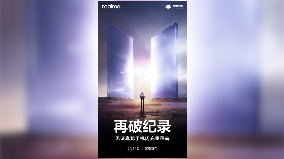 realme Confirms New Fast Charging Technology Launch on August 14