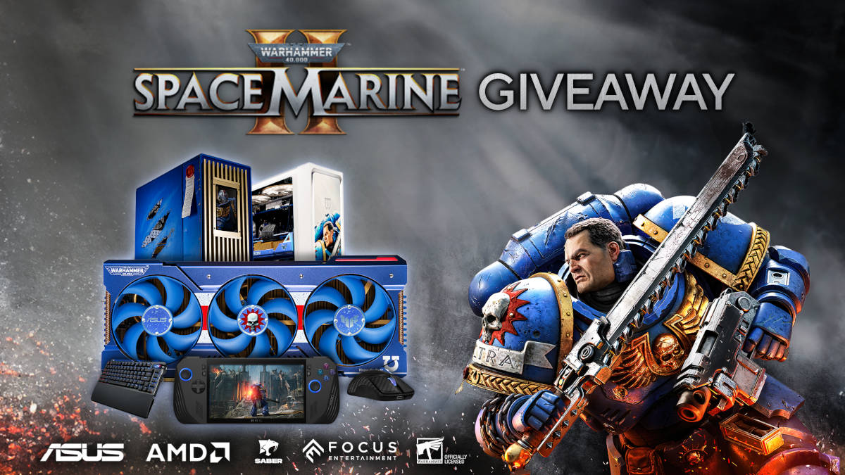 ASUS and AMD Announce Warhammer 40,000: Space Marine 2 Giveaway