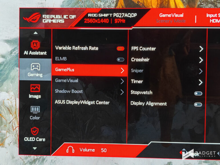 ASUS ROG Swift PG27AQDP Review 12