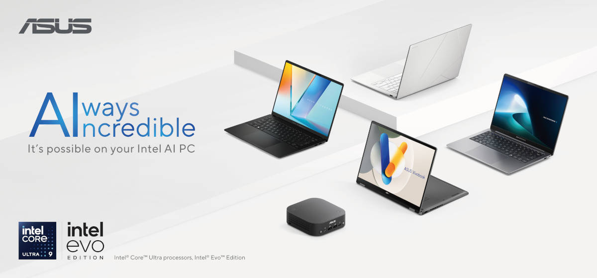 ASUS Unveils Intel-Driven Copilot+ PCs at Always Incredible Media Day for IFA 2024 