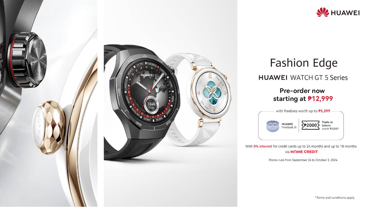 HUAWEI WATCH GT 5 Series Now Available for Pre order