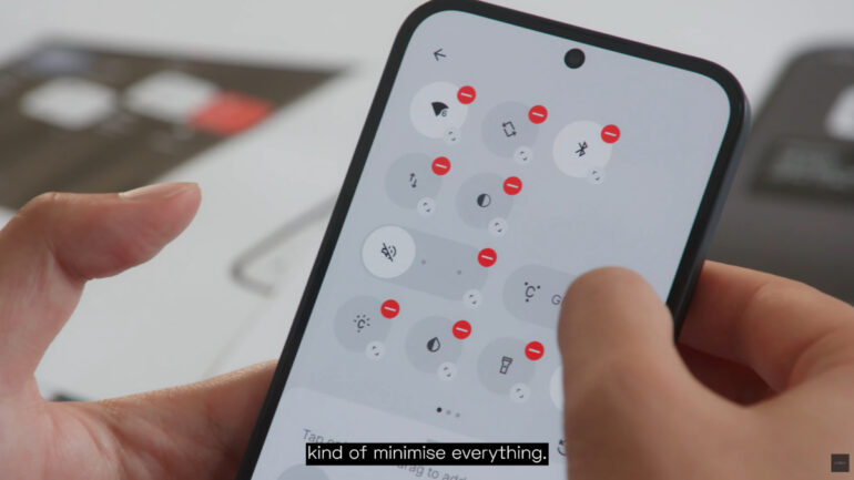 Nothing OS 3.0 announcement quick settings customization
