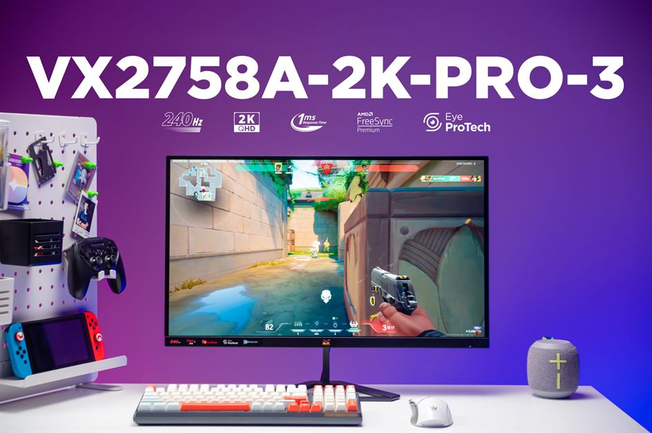 ViewSonic VX2758A-2K-PRO-3 Gaming Monitor Now Available in PH