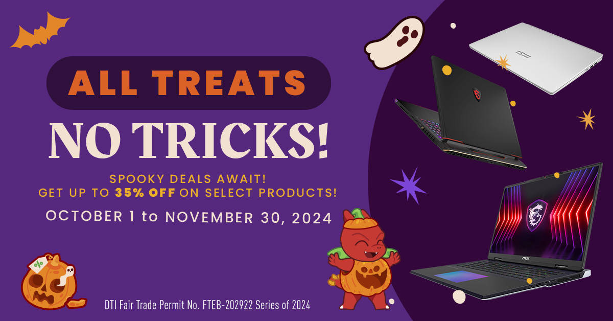 MSI Notebook’s Halloween Promo 