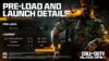 CoD Black Ops 6 Pre Load and Launch