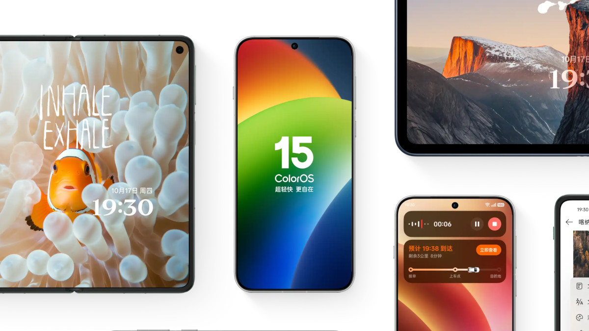ColorOS 15 Announced with a New Design, AI-powered, and More