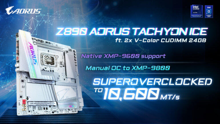 GIGABYTE Z890 AORUS TACHYON ICE Overclock 1