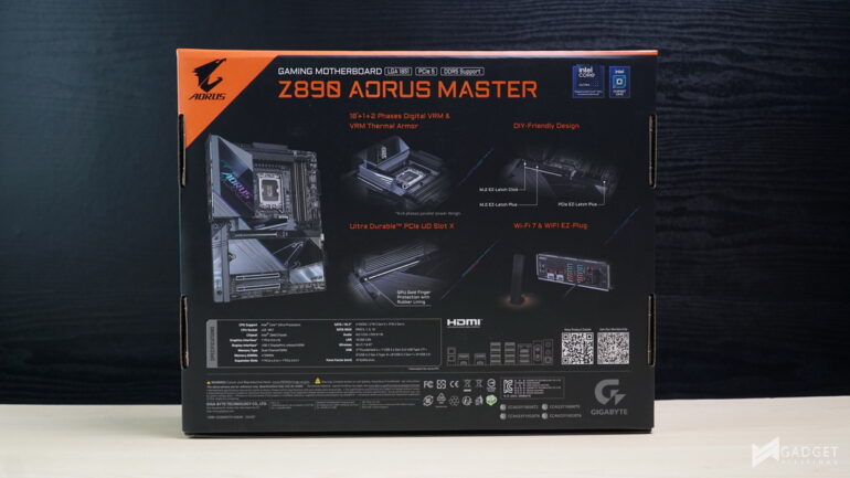 Gigabyte Z890 Aorus Master Motherboard Review 007