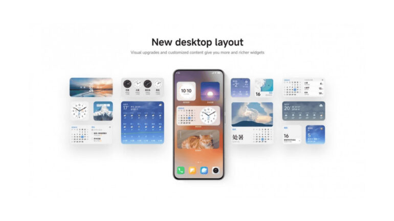 HyperOS 2 launched desktop layout