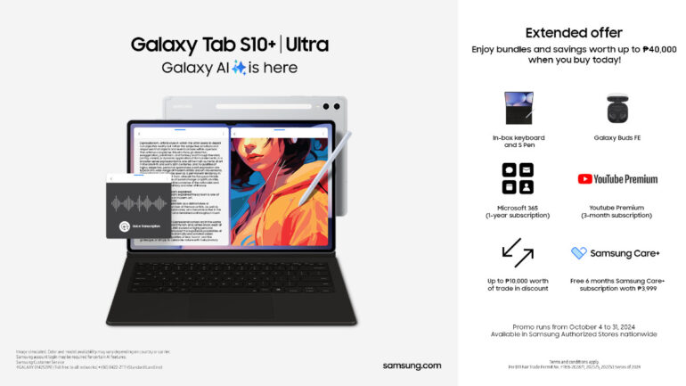 Samsung Galaxy Tab S10+ and Galaxy Tab S10 Ultra PH Promo