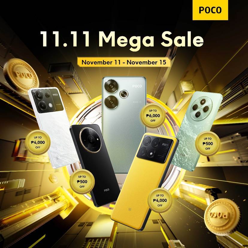 POCO Announces Major Discounts for 11.11 Mega Sale with Savings up to PHP 6,000