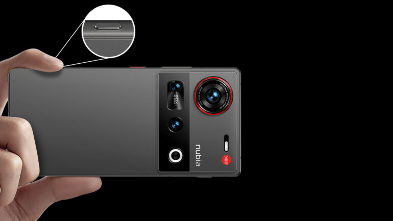 nubia Z70 Ultra China launch camera button