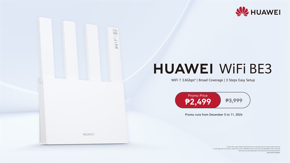 Huawei WIFI BE3 and WIFI AX3 Now Available for Pre-Order