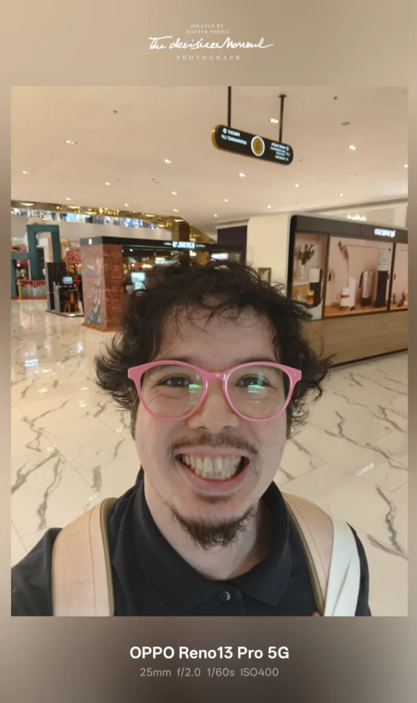 OPPO Reno13 Pro 5G Review front camera sample 1