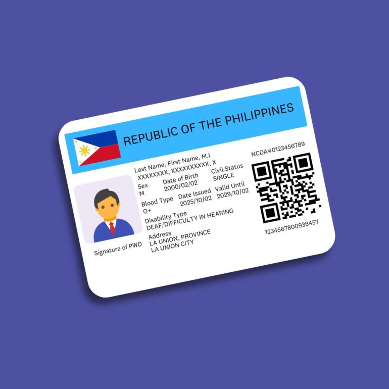 Unified PWD ID Philippines 1