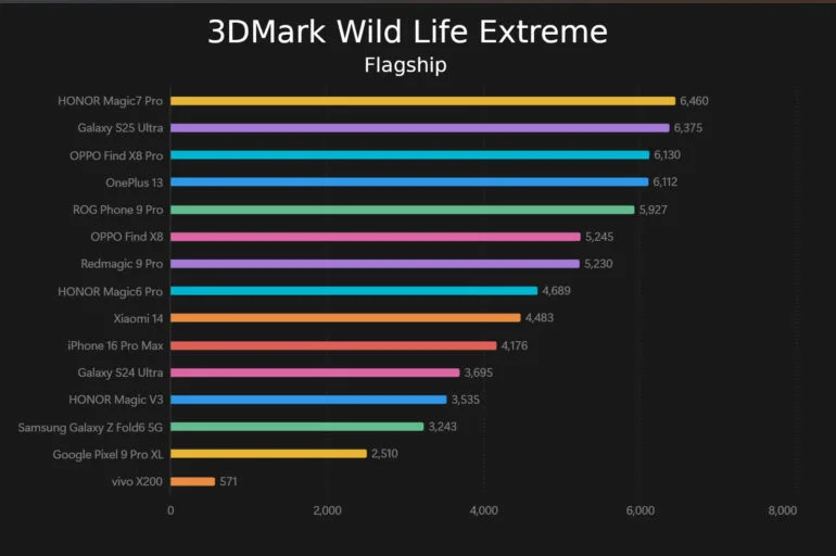 OnePlus 13 Review 3DMark Wild Life Extreme