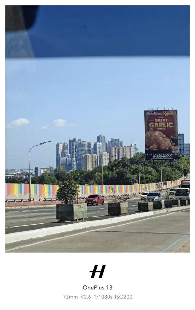 OnePlus 13 Review camera sample in transit