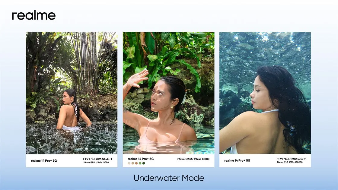 realme 14 Series 5G Underwater Mode KV