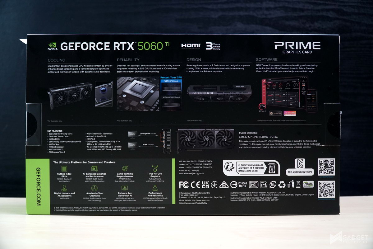 ASUS Prime RTX 5060 Ti OC 16GB Review 006