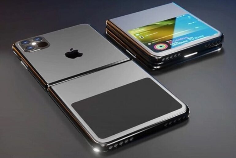 Apple iPhone foldable banner