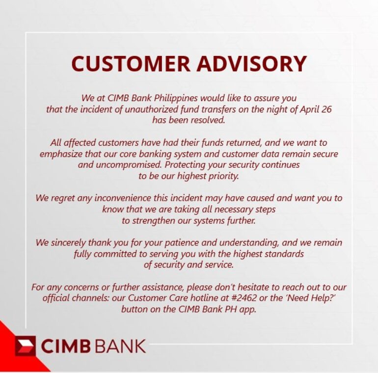CIMB statement