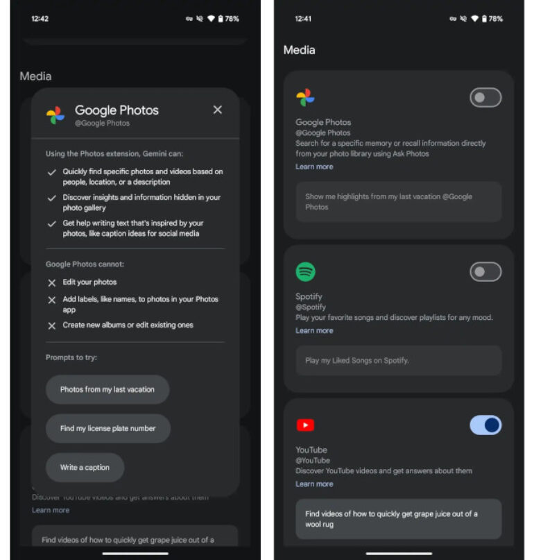 Gemini Google Photos Integration Roll out 2