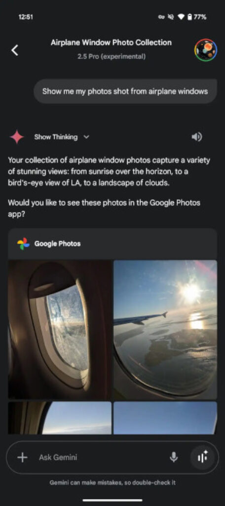 Gemini Google Photos Integration Roll out 3