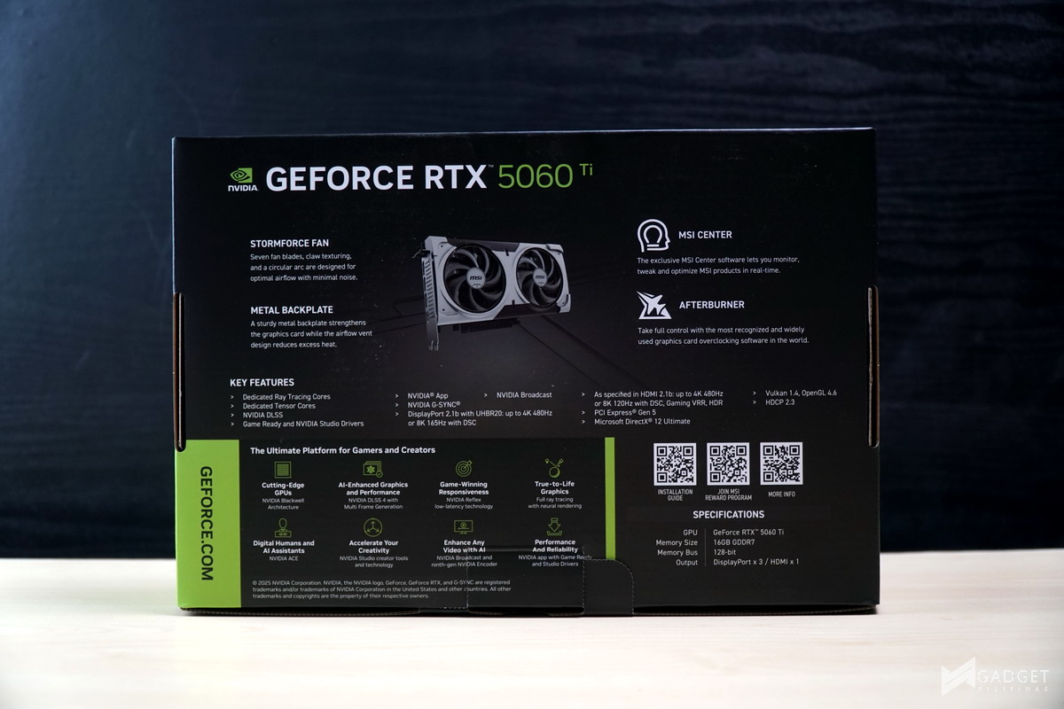 MSI RTX 5060 Ti 16GB Ventus 2x PLUS Review 021