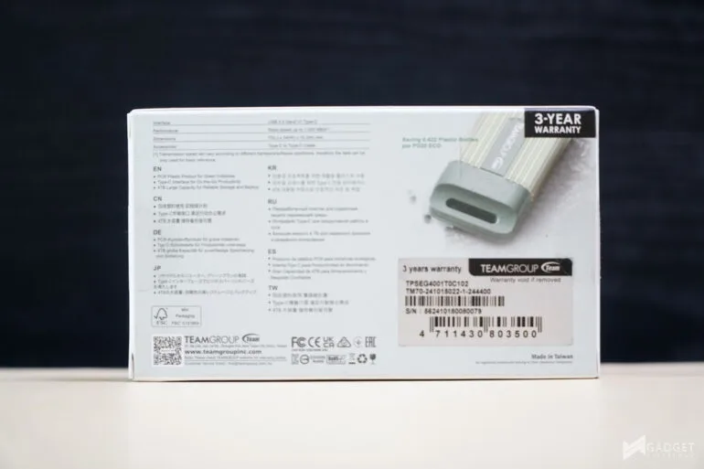 TeamGroup PD20 ECO Mini 1TB External SSD 011