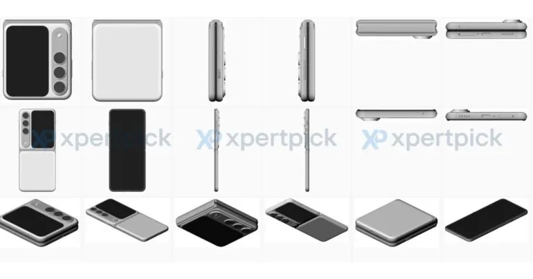 OPPO Find N5 Flip render 1