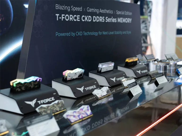 T FORCE CKD DDR5 Series memory