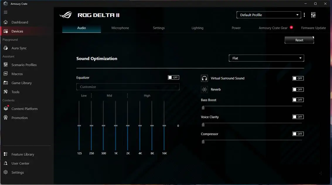 ASUS ROG Delta II Review Software (1)