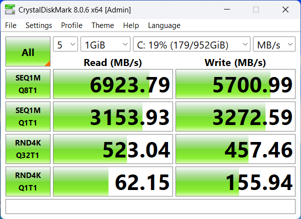 ASUS Vivobook S 16 S3607 Review CDM 1GB