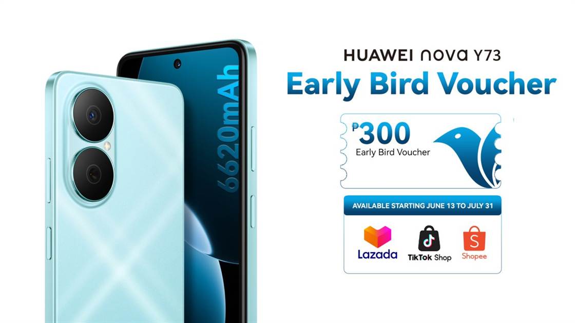 HUAWEI nova Y73 Early Bird Voucher