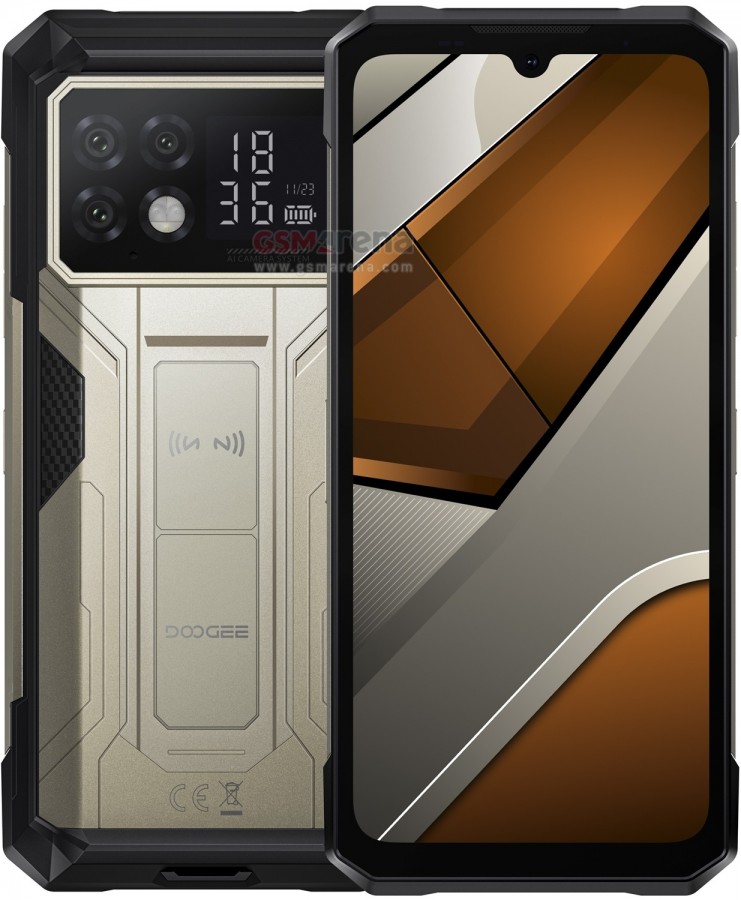 Doogee S200 Max front and back 2