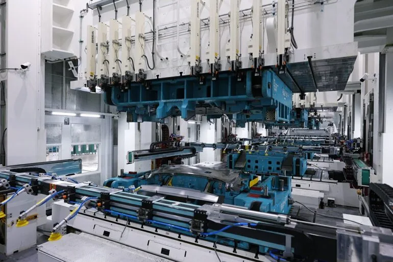 Xiaomi EV Factory Automated Stamping