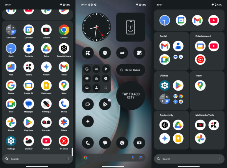 Nothing Phone (3) full review Nothing OS