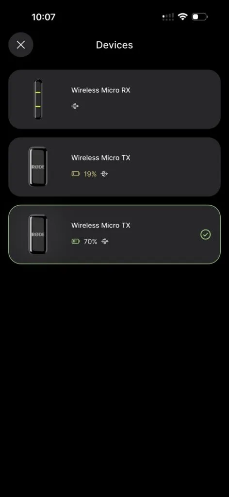 RODE Wireless Micro Review Software 11