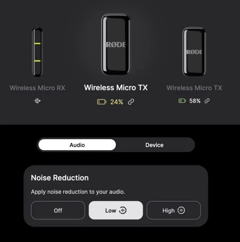RODE Wireless Micro Review Software 7