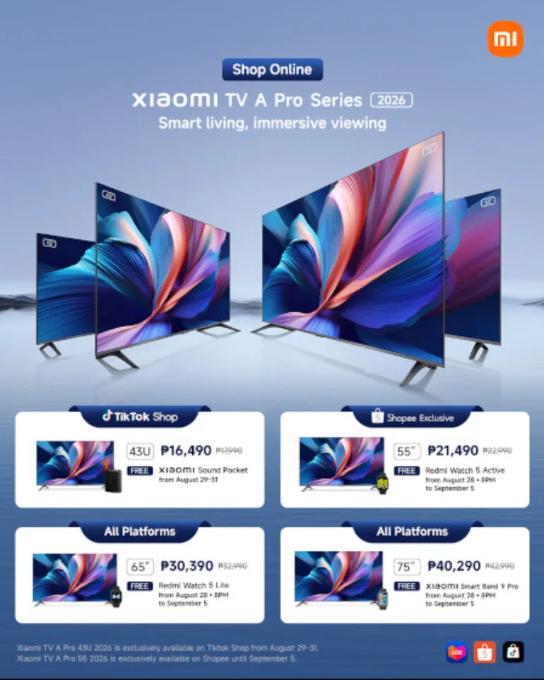 Xiaomi TV A 2026 Series PH launch early bird