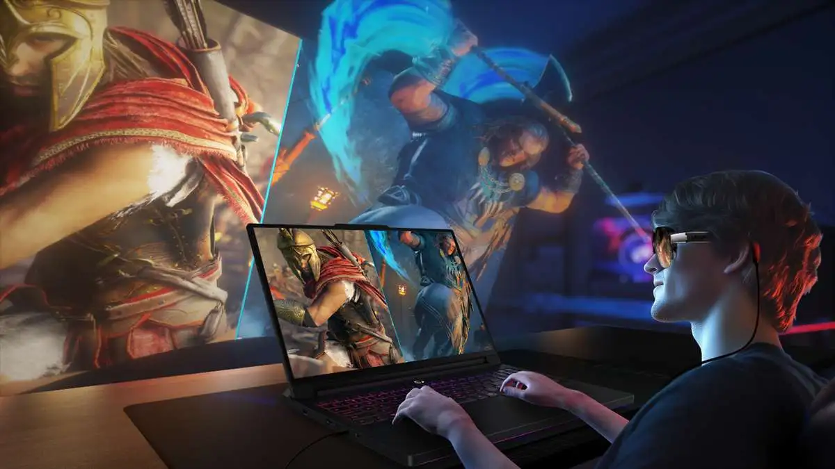 3D Mode for Legion Glasses Gen 2 visualized