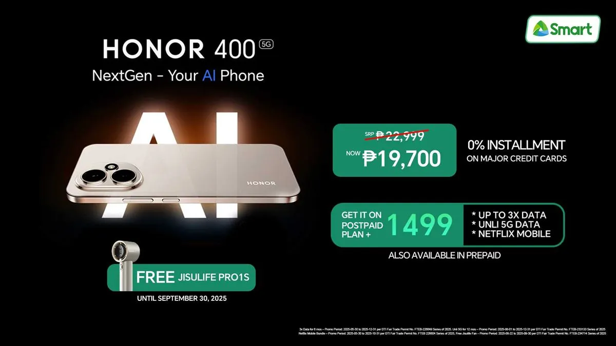 HONOR 400 Smart 1920 x 1080