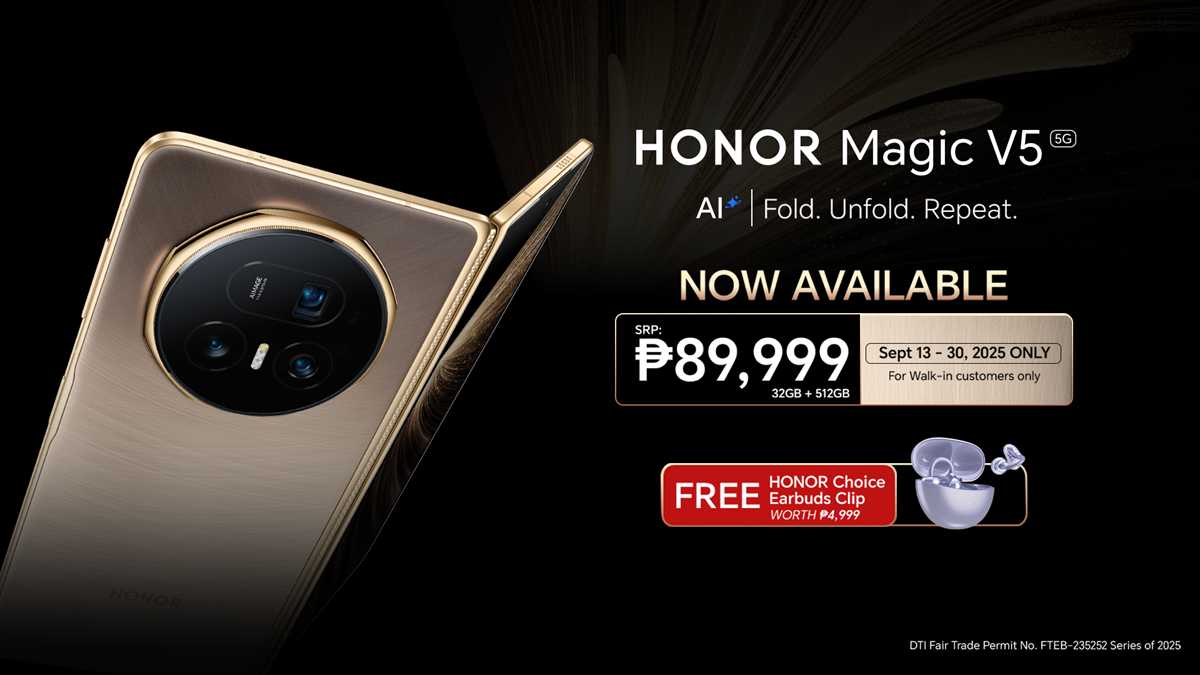 HONOR Magic V5 Nationwide Availability 2
