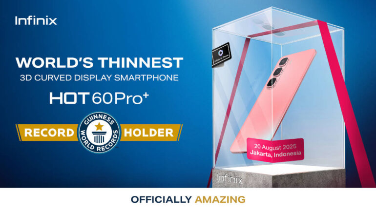 Infinix HOT 60 Pro Plus World Record banner