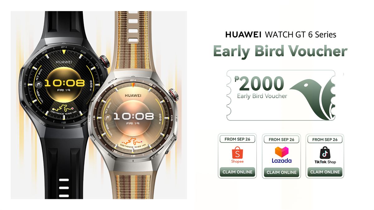 HUAWEI WATCH GT 6 Series Early Bird Voucher Combined