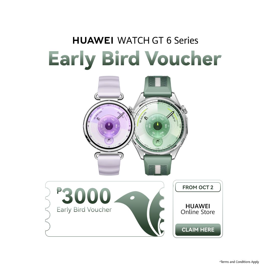 HUAWEI WATCH GT 6 Series Early Bird Voucher HUAWEI Online Store