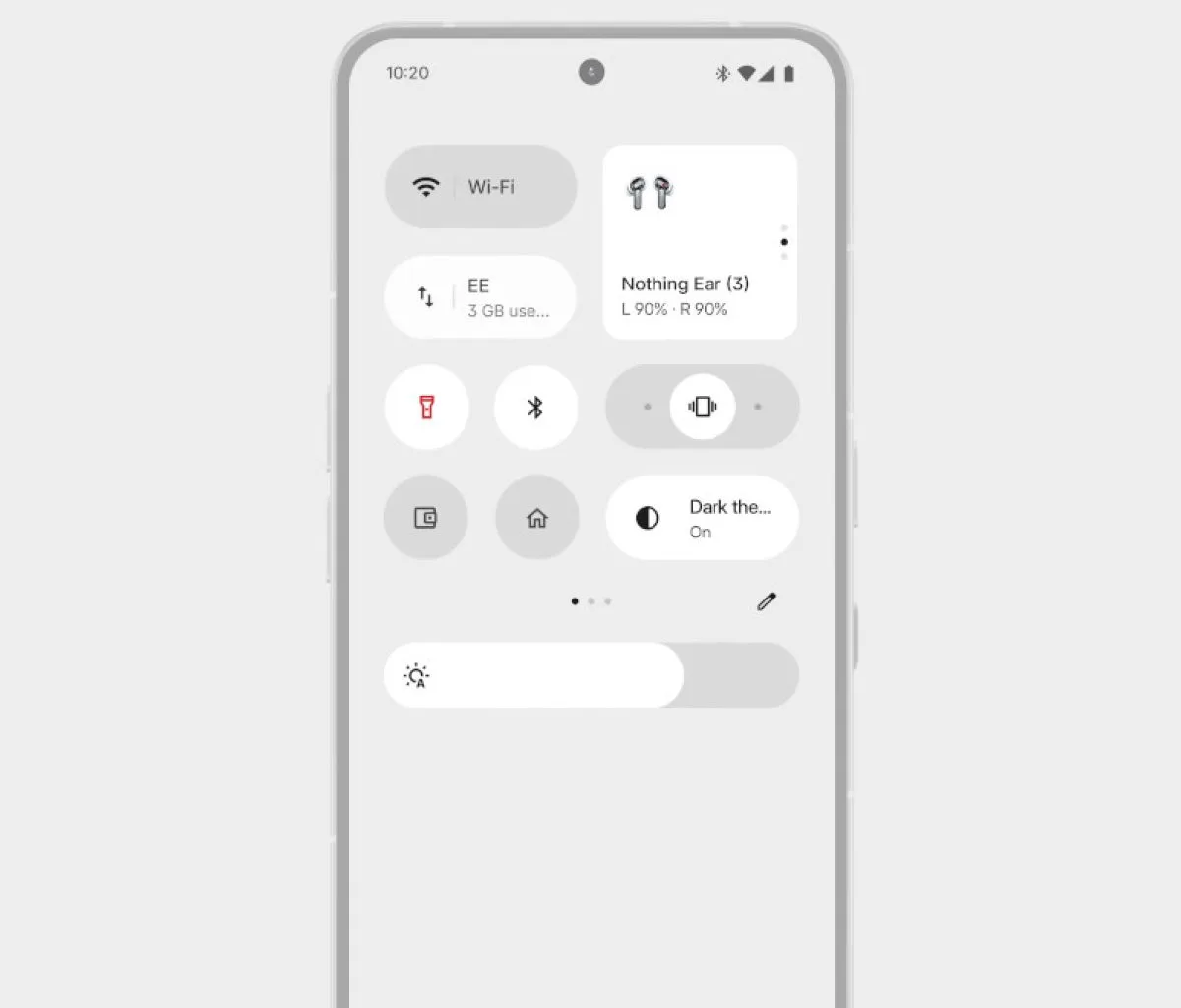 Nothing OS 4.0 announcement Quick Settings