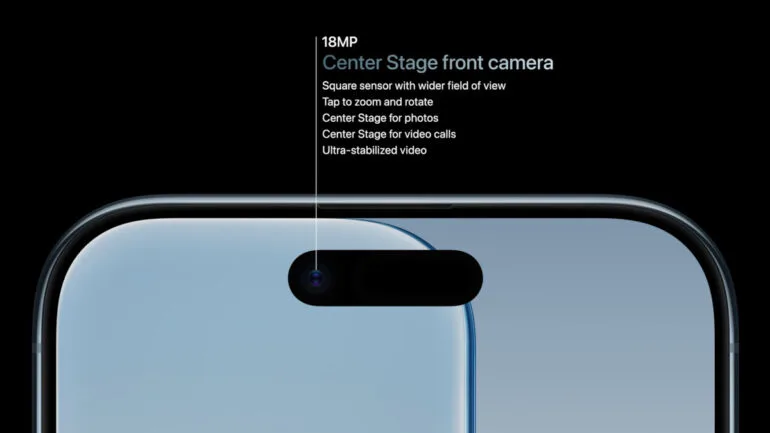 iPhone Air launch front camera