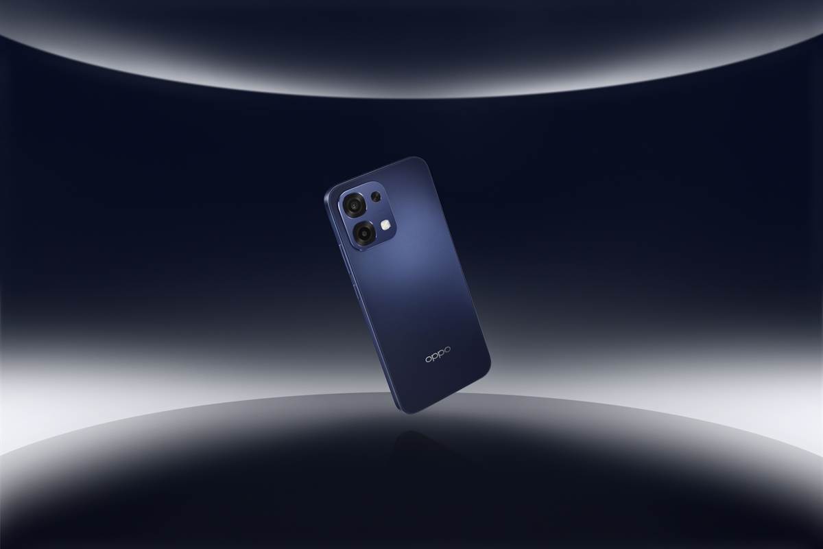 4 OPPO A6 Pro 5G in Stellar Blue